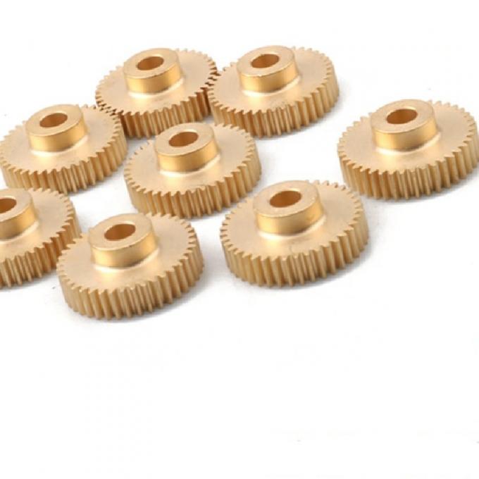 Aluminum Stainless Steel Small 60HRC Brass Spur Gears
