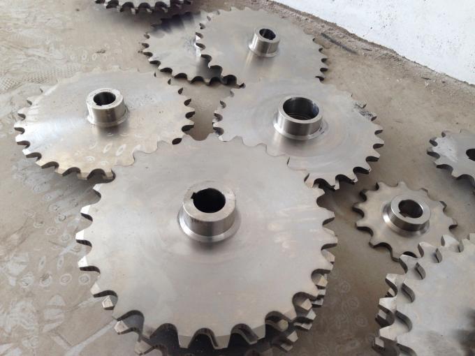 C45 Material 428*18T Steel Spur Gear Double Heat Treatment Sprocket