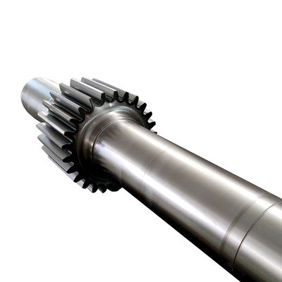 Mining Hoist 42CrMo 8000mm Mill Roller Shaft  Forging Spline main roller  Shaft