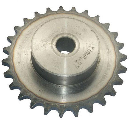 C45 Material 428*18T Steel Spur Gear Double Heat Treatment Sprocket Gear Chain Wheel