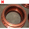 42crmo Alloy Steel Mechanical Forging Large Ring Gear Equipment Inner Ring Gear